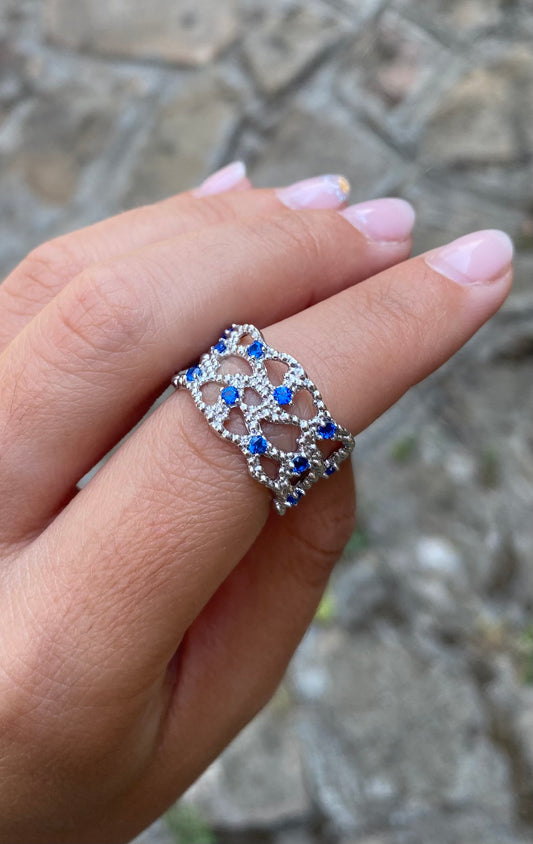 Anello Fascia Larga Traforata