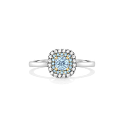 Anello Carezza Marina Quadrato
