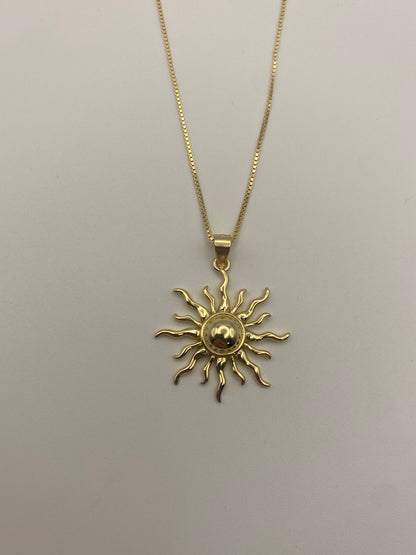 Collana Sole-In Argento Dorato