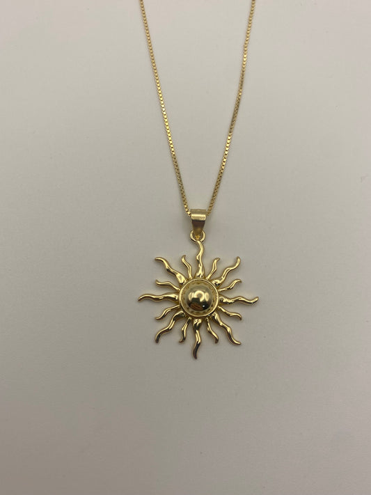 Collana Sole-In Argento Dorato