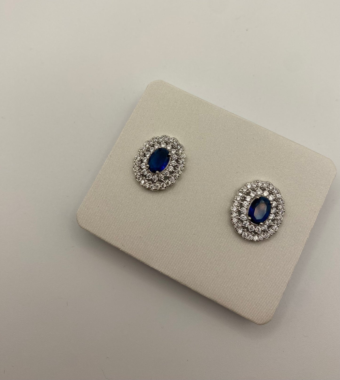 Orecchini Kate Ovali Blu