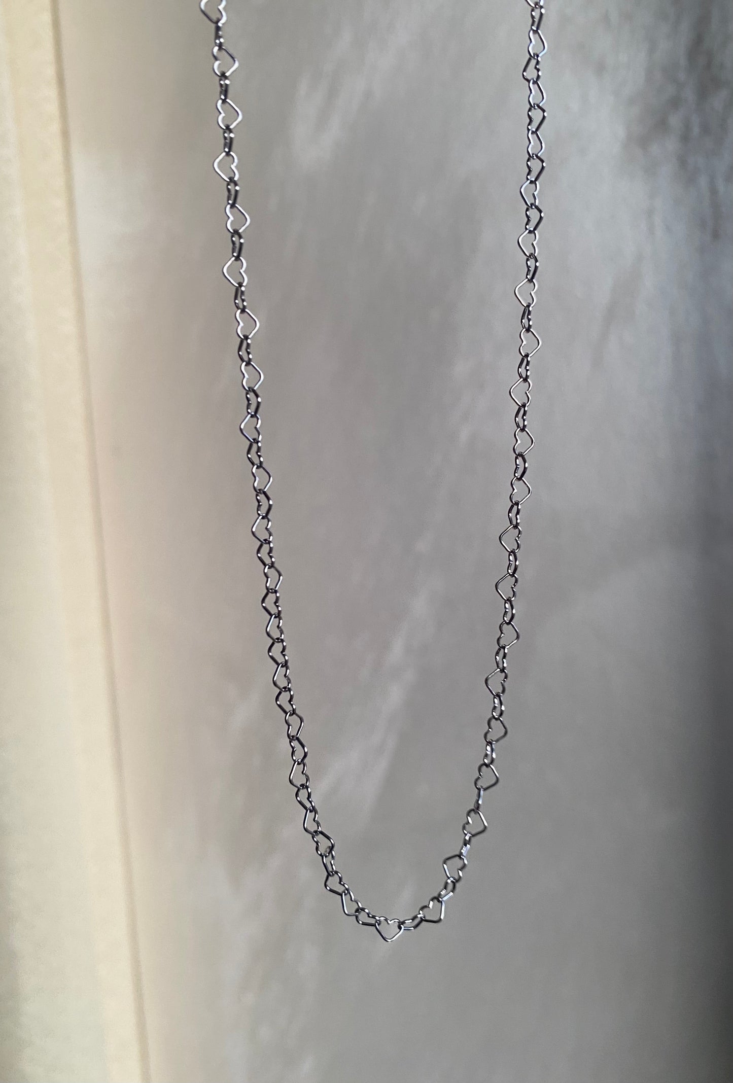 Collana Catena di Cuori Argento