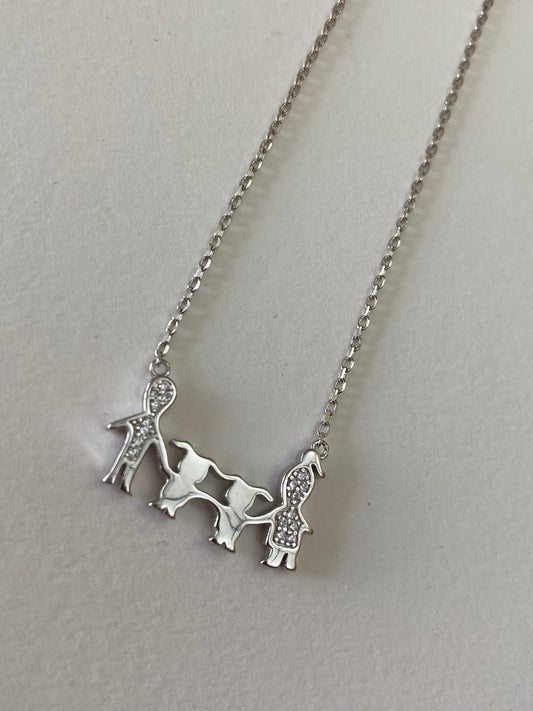 Collana Family in Argento 925