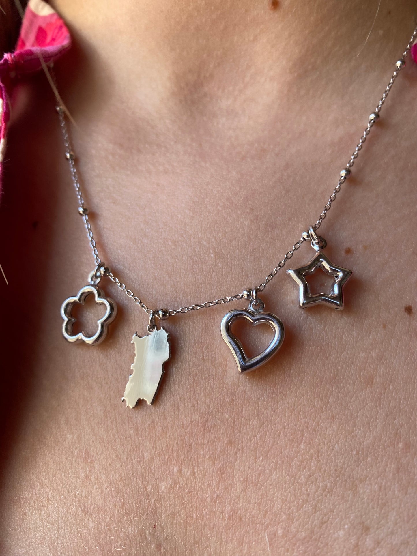 Collana Sardegna con Charms Traforati