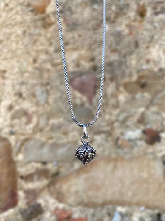 Collana con Ciondolo Sunnacca Pendente Argento Brunito
