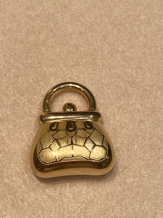 Ciondolo Borsetta Vintage Bombata