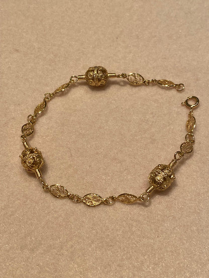 Bracciale Filigrana in Oro Giallo