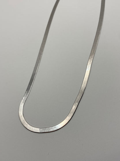 Collana Piatta in Argento