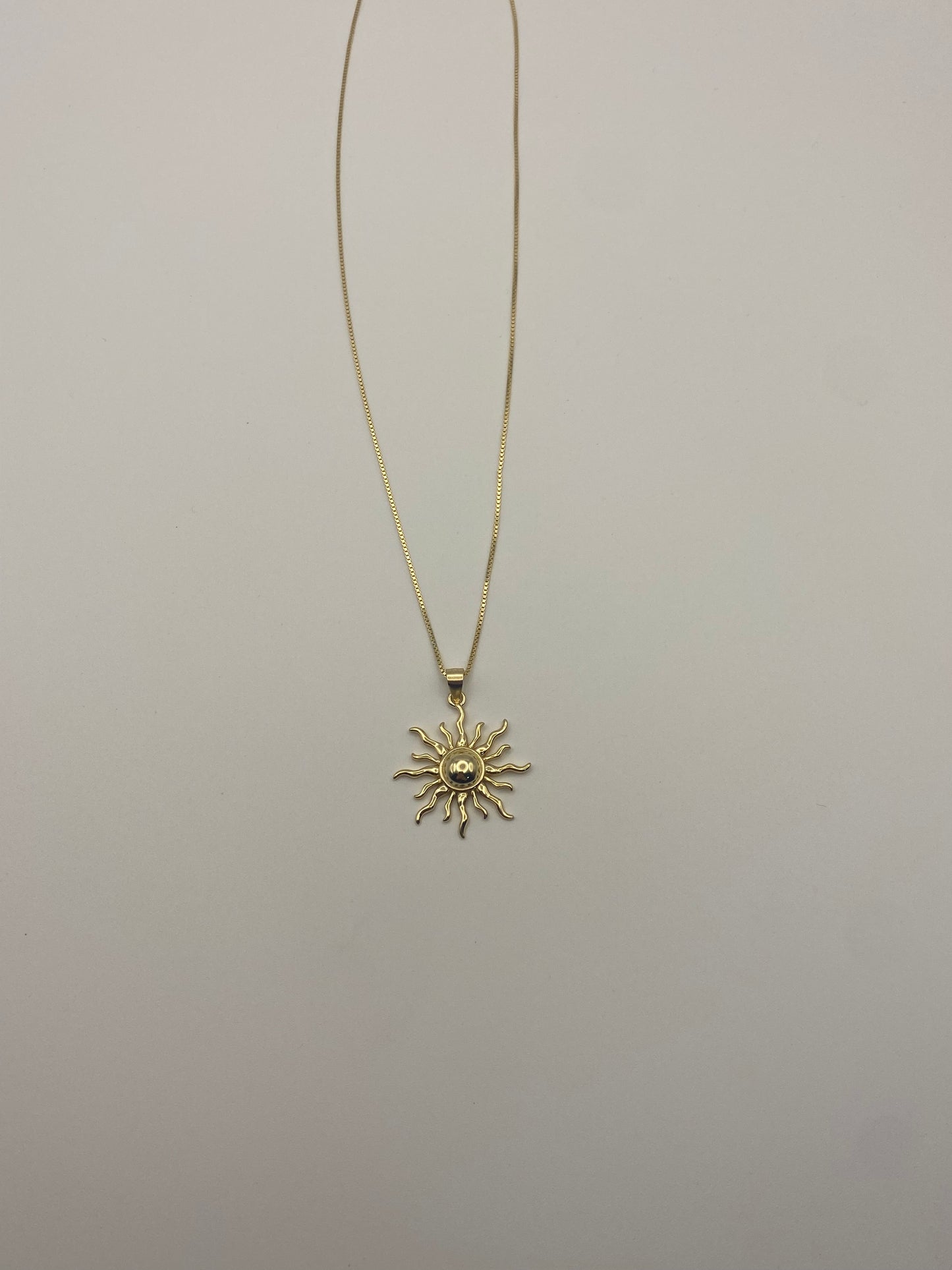 Collana Sole-In Argento Dorato
