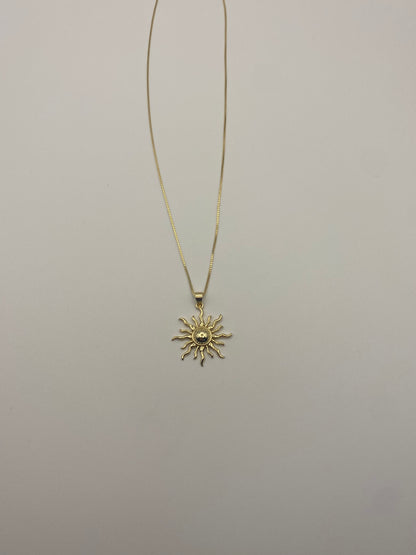 Collana Sole-In Argento Dorato
