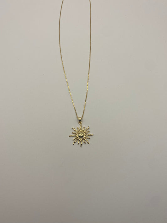 Collana Sole-In Argento Dorato