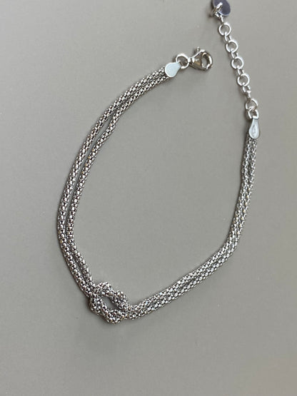 Bracciale Nodo D’Amore Argento