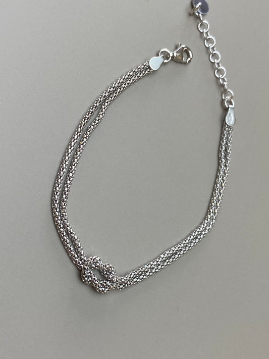 Bracciale Nodo D’Amore Argento