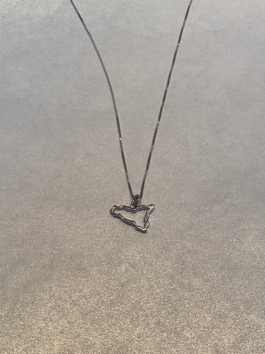 Collana Sicilia Traforata Argento mi
