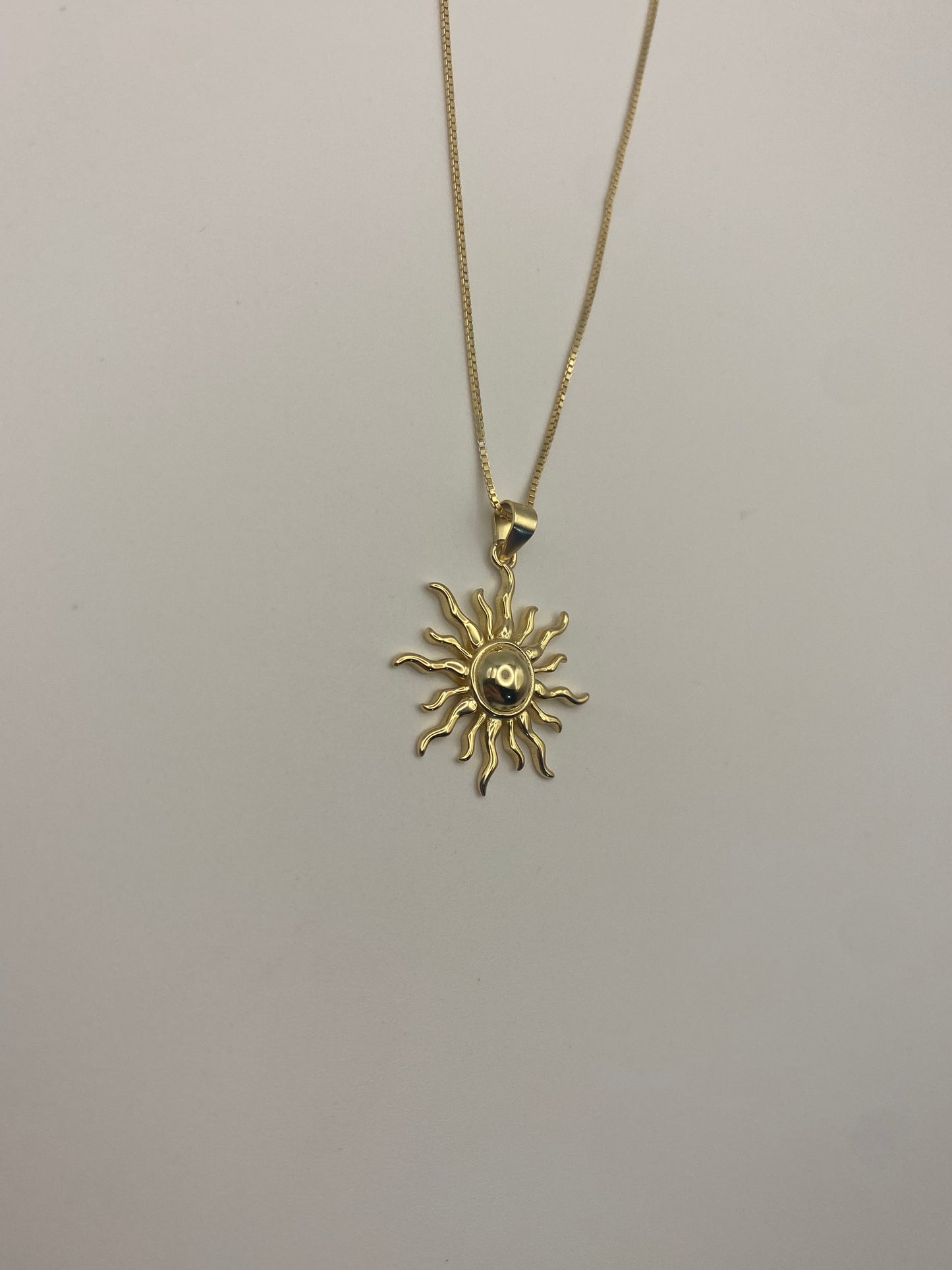 Collana Sole-In Argento Dorato