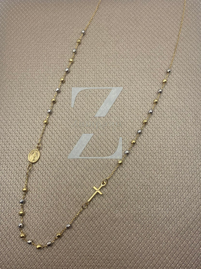 Girocollo Rosario Bicolore (Oro 750-18K)