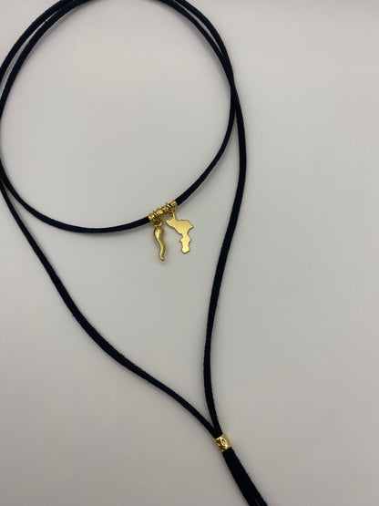 Choker Calabria Pepite e Peperoncino