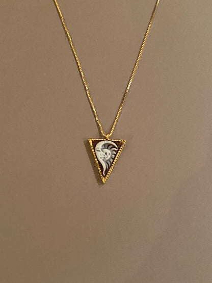Collana Triangolo Sole Luna