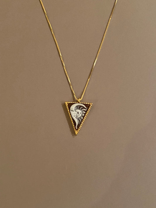 Collana Triangolo Sole Luna