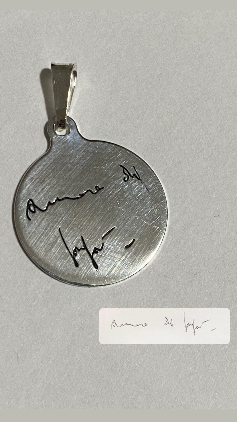 Ciondolo Calligrafia