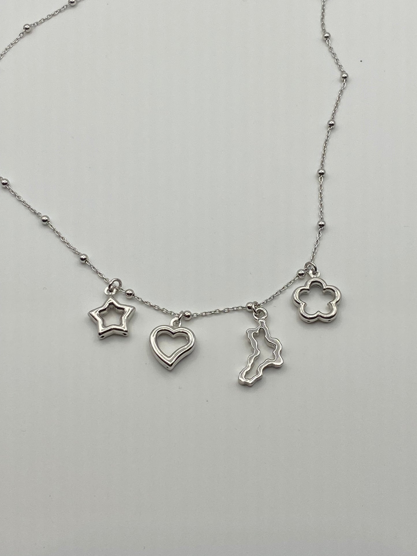 Collana Calabria Con Charms Traforati