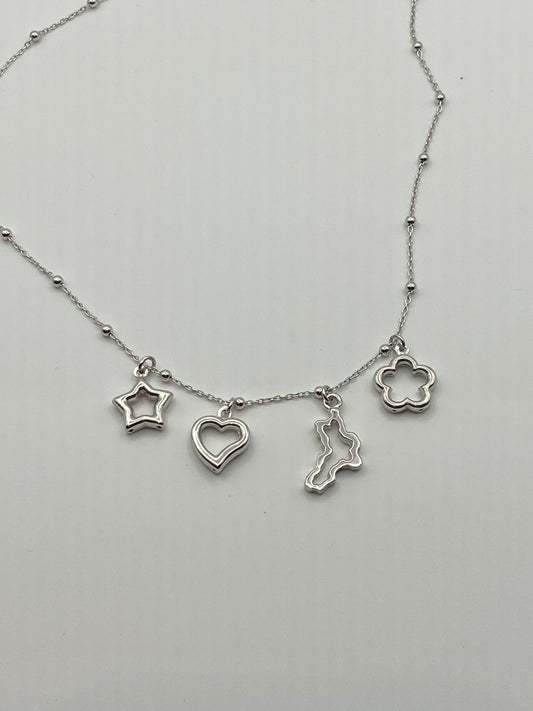 Collana Calabria Con Charms Traforati