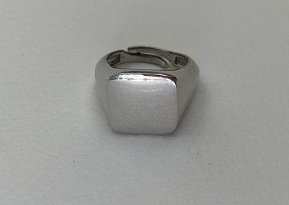 Anello Chevalier Quadrato Mini