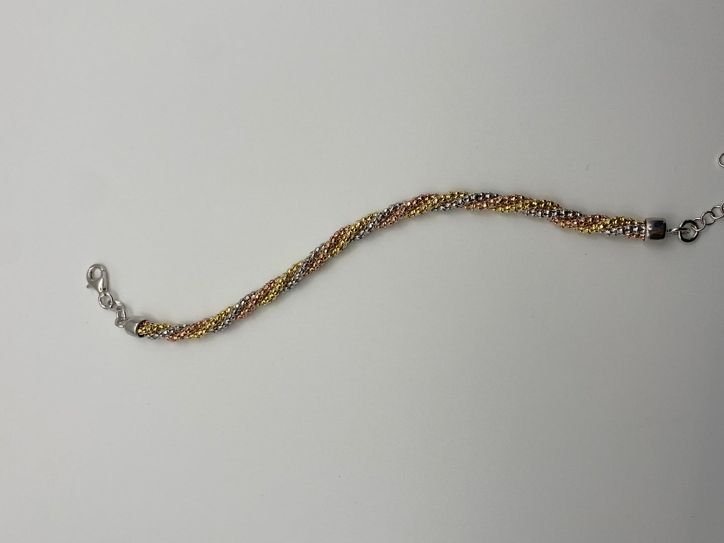 Bracciale tre fili intrecciati