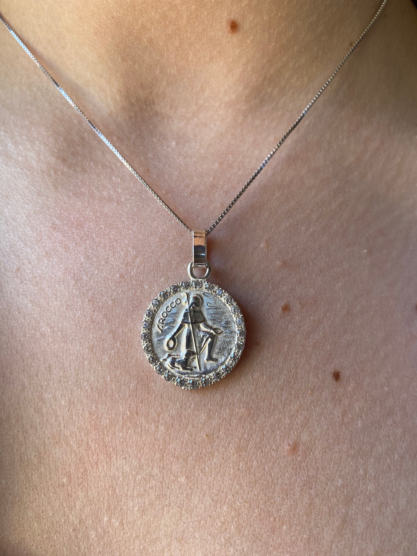 Collana con Medaglia San Rocco