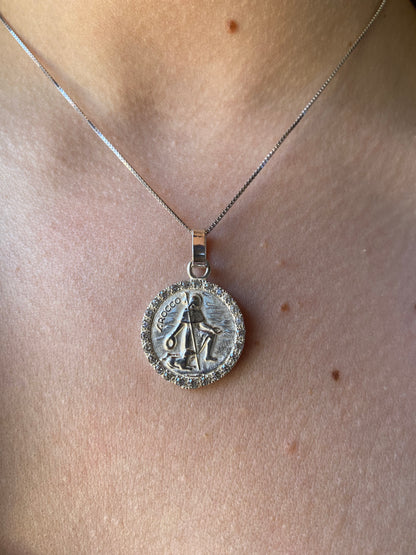 Collana con Medaglia San Rocco