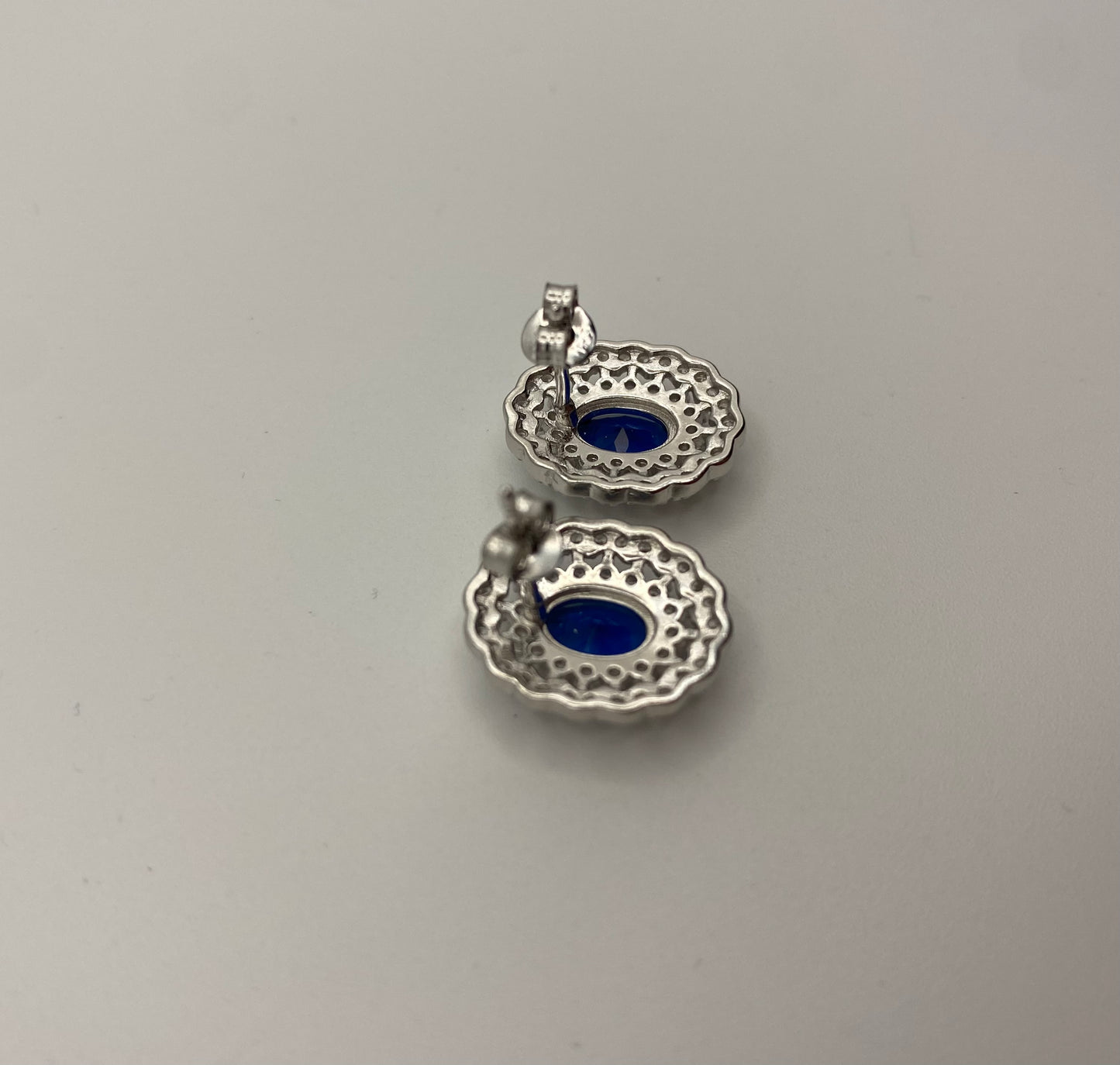 Orecchini Kate Ovali Blu
