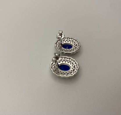 Orecchini Kate Ovali Blu