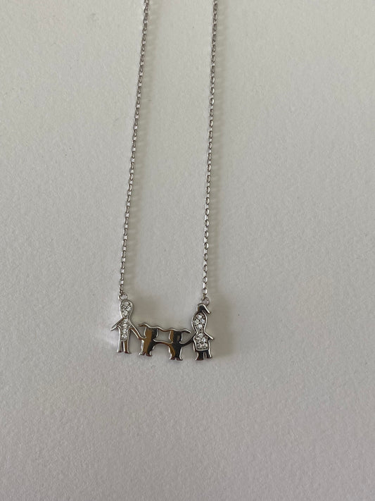 Collana Family in Argento 925