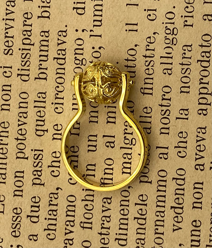Anello Sunnacca Chicco Piccolo - In argento bagnato Oro
