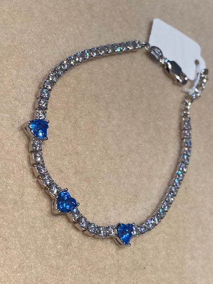 Bracciale Tennis con Cuori